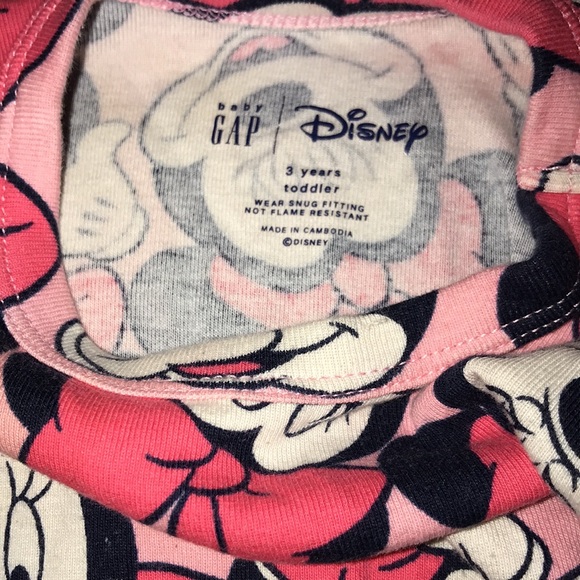 Disney baby Gap 3 years Minnie Mouse long sleeved top 💕 stained - Picture 3 of 4